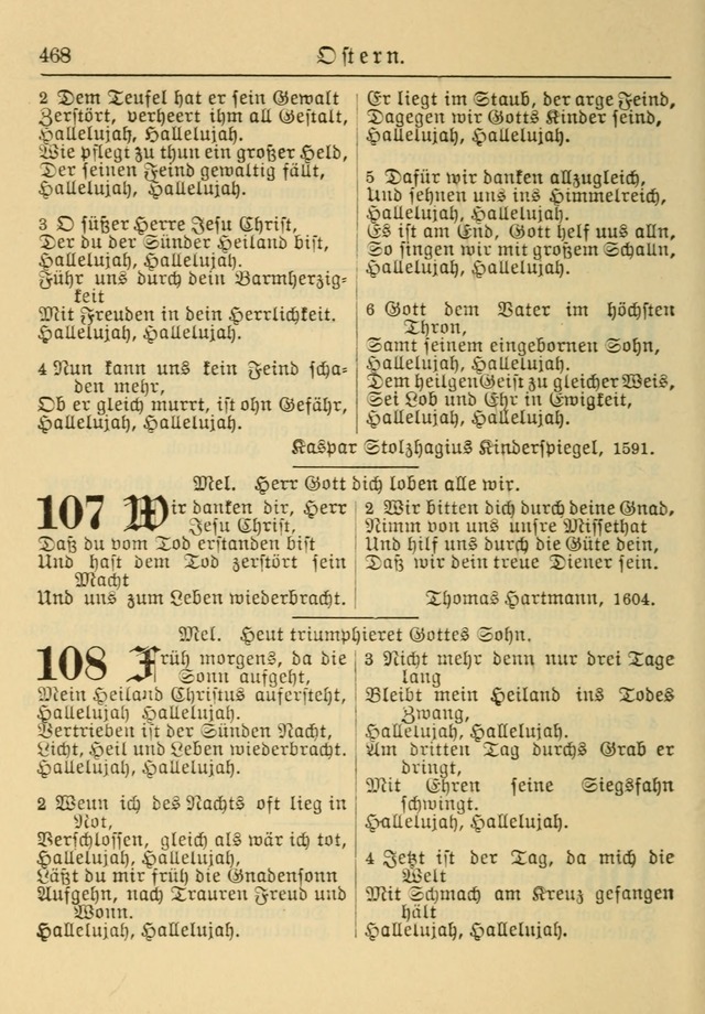 Kirchenbuch für Evangelisch-Lutherische Gemeinden: Herausgegeben von der Allgemeinen Versammlung der Evangelisch-Lutherischen Kirche in Nord Amerika (Neue und Verb. Aus.) page 468