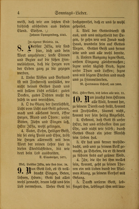 Kirchen-Gesangbuch für Evangelisch-Lutherische Gemeinden: ungeänderter Augsburgischer Confession darin des sel. Dr. Martin Luthers und anderer geistreichen Lehrer gebräuchlichste ... (55. ed.) page 4