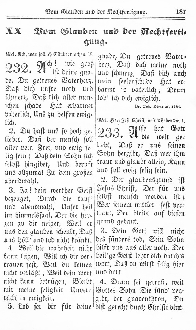 Kirchen-Gesangbuch: für Evangelisch-Lutherische Gemeinden page 187