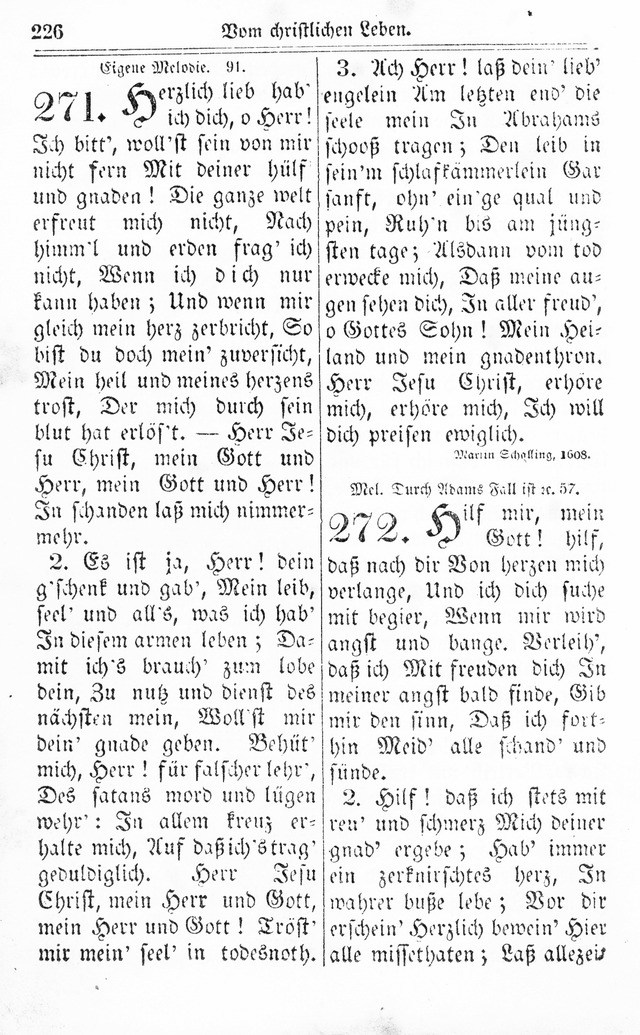 Kirchen-Gesangbuch: für Evangelisch-Lutherische Gemeinden page 226
