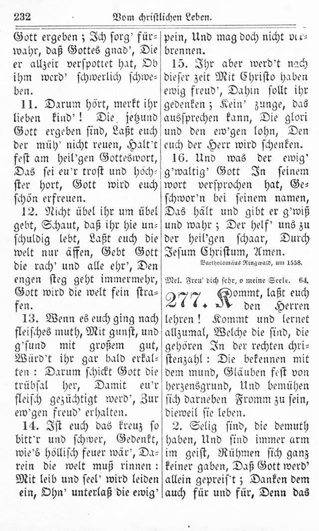 Kirchen-Gesangbuch: für Evangelisch-Lutherische Gemeinden page 232
