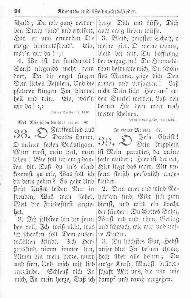 Kirchen-Gesangbuch: für Evangelisch-Lutherische Gemeinden page 24