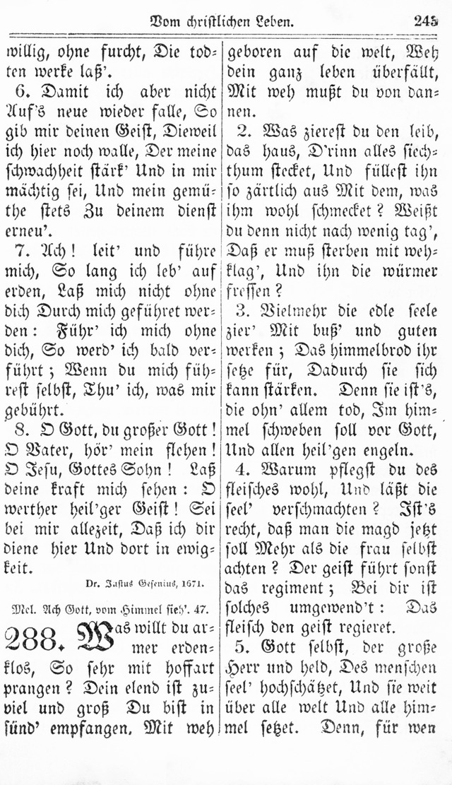 Kirchen-Gesangbuch: für Evangelisch-Lutherische Gemeinden page 243