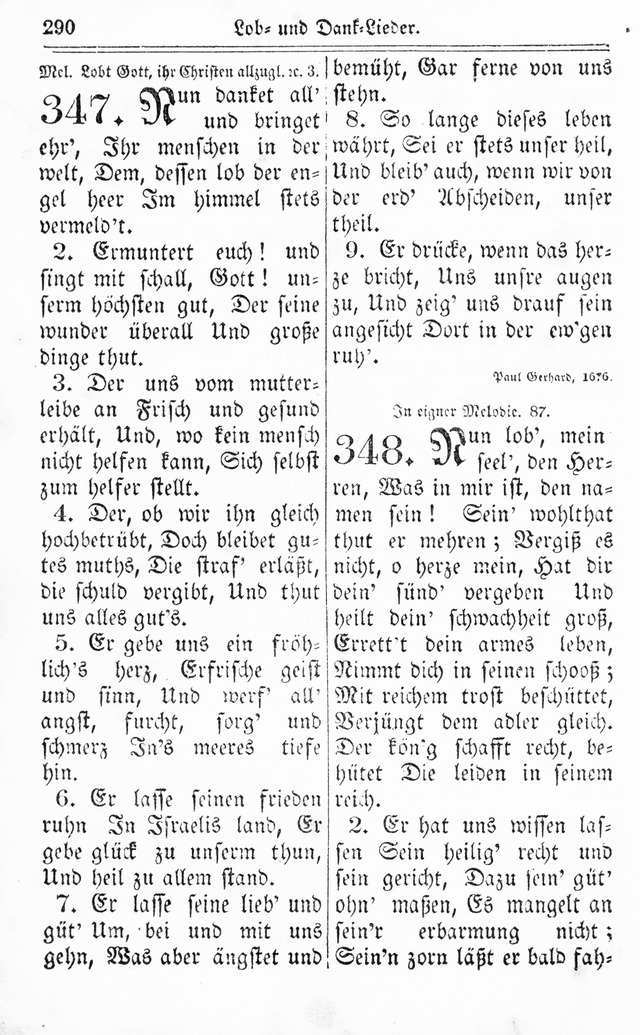 Kirchen-Gesangbuch: für Evangelisch-Lutherische Gemeinden page 290