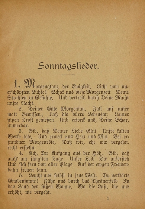 Kropper Gesang- und Liederbuch: (4. ed) page 1