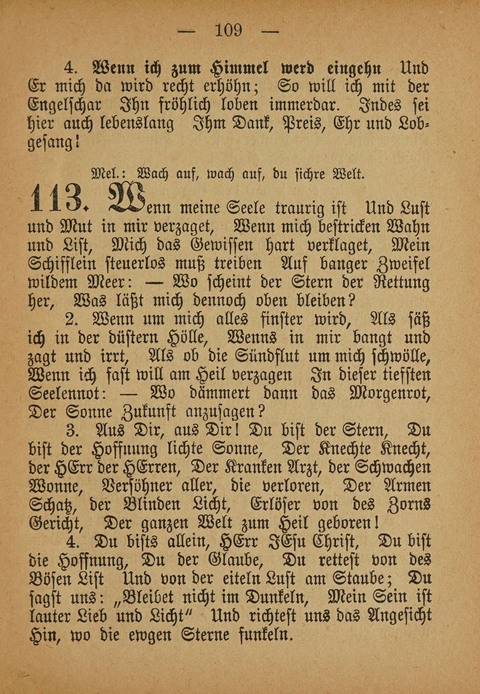 Kropper Gesang- und Liederbuch: (4. ed) page 109