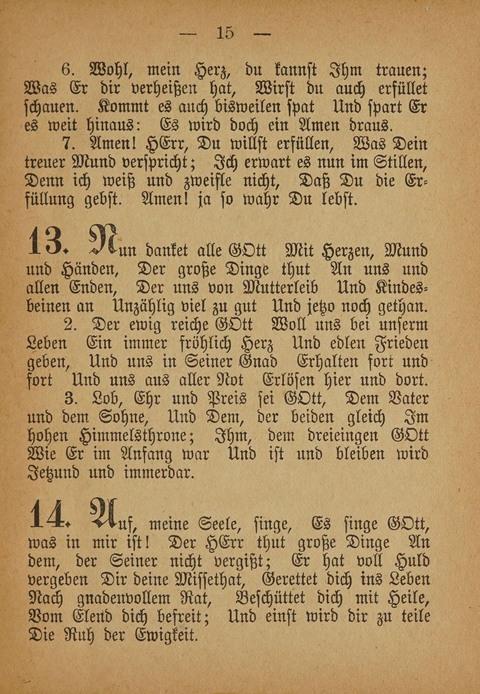 Kropper Gesang- und Liederbuch: (4. ed) page 15