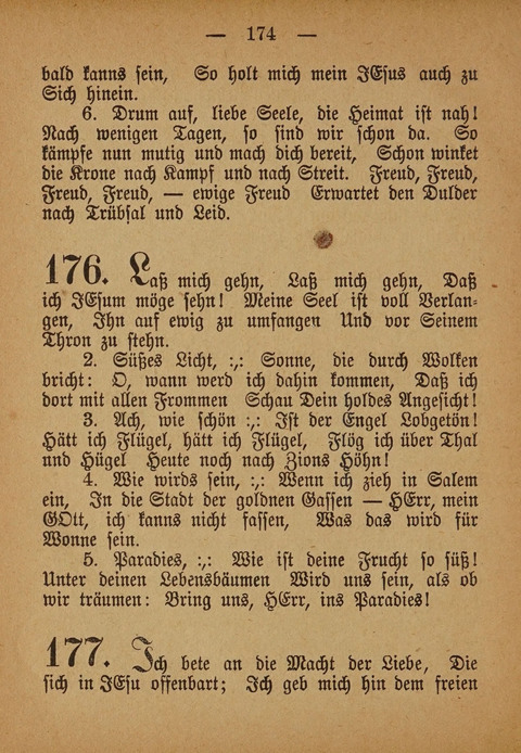 Kropper Gesang- und Liederbuch: (4. ed) page 174