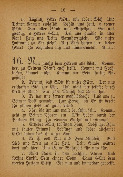 Kropper Gesang- und Liederbuch: (4. ed) page 18
