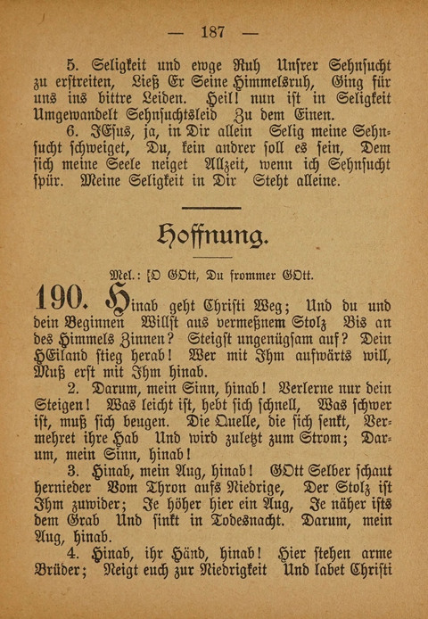 Kropper Gesang- und Liederbuch: (4. ed) page 187