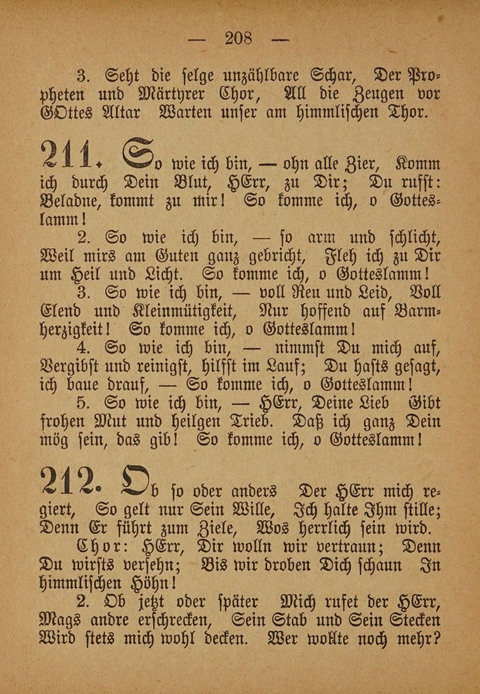 Kropper Gesang- und Liederbuch: (4. ed) page 208
