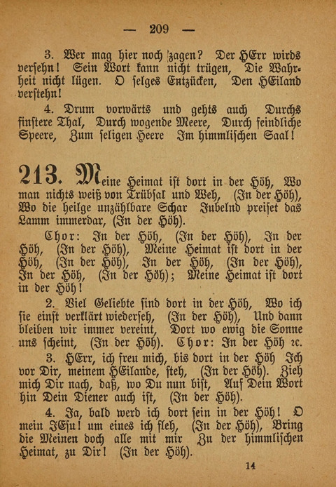Kropper Gesang- und Liederbuch: (4. ed) page 209