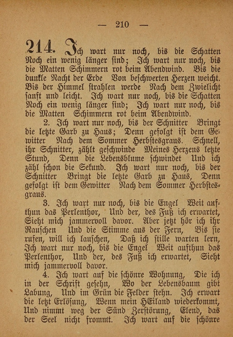 Kropper Gesang- und Liederbuch: (4. ed) page 210