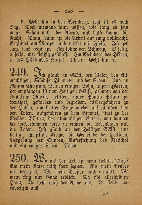 Kropper Gesang- und Liederbuch: (4. ed) page 243