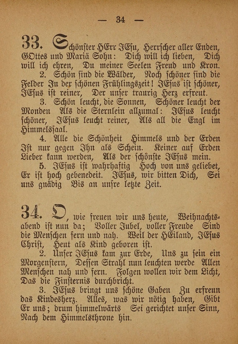 Kropper Gesang- und Liederbuch: (4. ed) page 34
