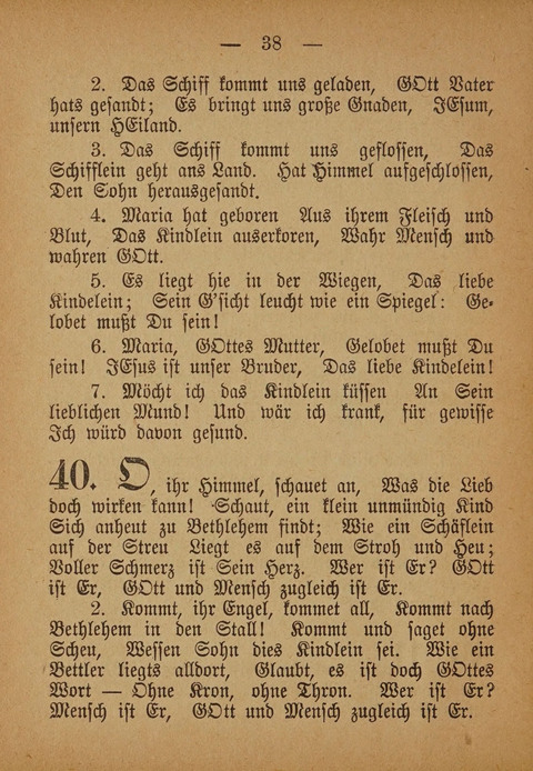 Kropper Gesang- und Liederbuch: (4. ed) page 38