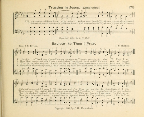 Kindly Light: a new collection of hymns and music for praise in the Sunday school page 179