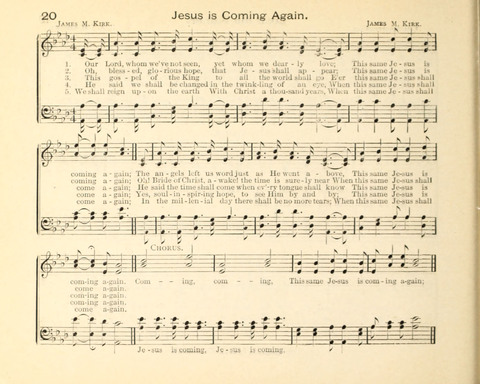 Kindly Light: a new collection of hymns and music for praise in the Sunday school page 20