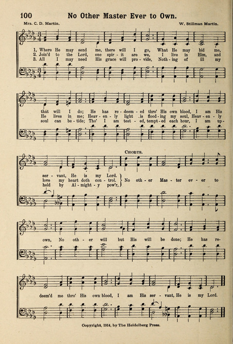 Kingdom Songs: for use in the Sunday School, the young people