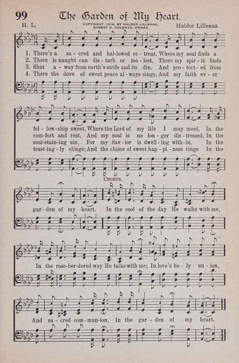 Kingdom Songs: the choicest hymns and gospel songs for all the earth, for general us in church services, Sunday schools, and young people meetings page 104