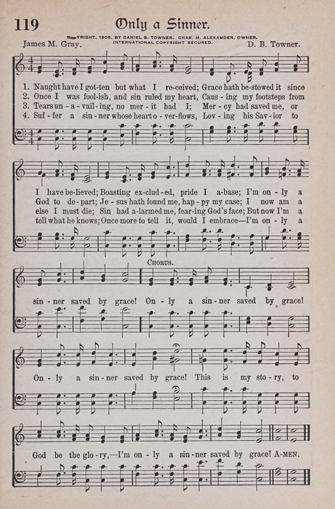 Kingdom Songs: the choicest hymns and gospel songs for all the earth, for general us in church services, Sunday schools, and young people meetings page 124