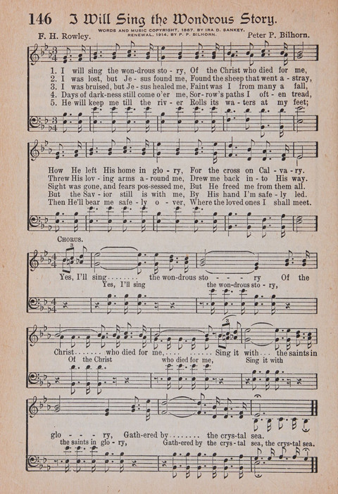 Kingdom Songs: the choicest hymns and gospel songs for all the earth, for general us in church services, Sunday schools, and young people meetings page 151