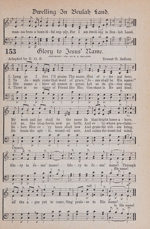 Kingdom Songs: the choicest hymns and gospel songs for all the earth, for general us in church services, Sunday schools, and young people meetings page 158