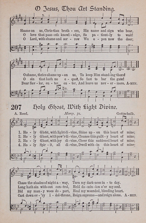 Kingdom Songs: the choicest hymns and gospel songs for all the earth, for general us in church services, Sunday schools, and young people meetings page 206