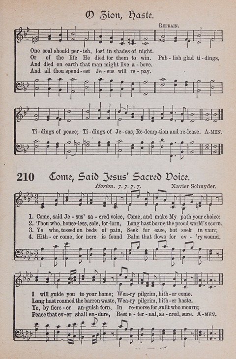 Kingdom Songs: the choicest hymns and gospel songs for all the earth, for general us in church services, Sunday schools, and young people meetings page 208