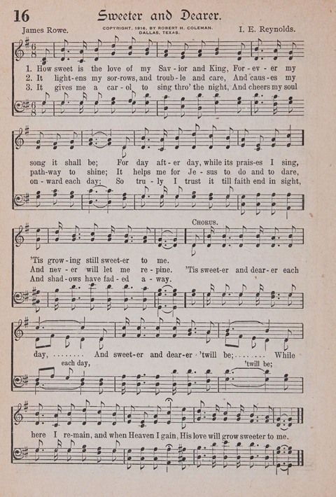 Kingdom Songs: the choicest hymns and gospel songs for all the earth, for general us in church services, Sunday schools, and young people meetings page 21