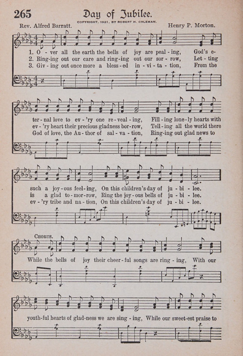 Kingdom Songs: the choicest hymns and gospel songs for all the earth, for general us in church services, Sunday schools, and young people meetings page 245