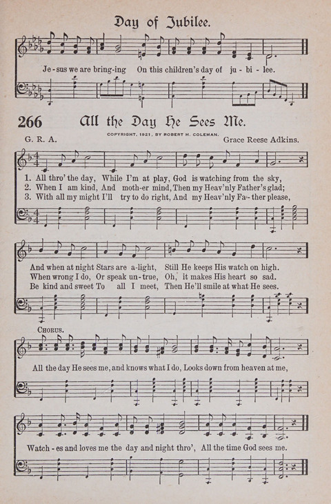 Kingdom Songs: the choicest hymns and gospel songs for all the earth, for general us in church services, Sunday schools, and young people meetings page 246