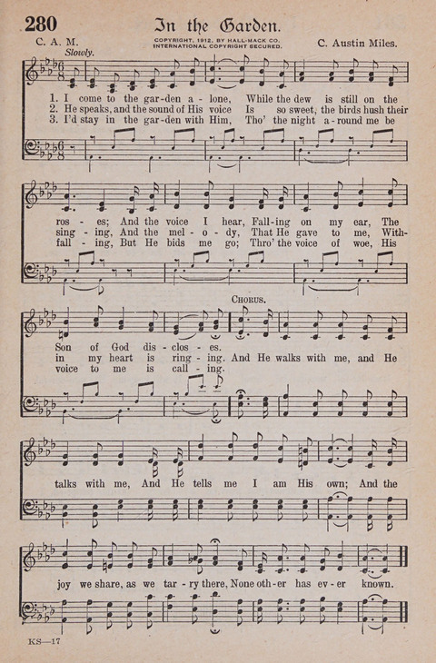 Kingdom Songs: the choicest hymns and gospel songs for all the earth, for general us in church services, Sunday schools, and young people meetings page 260