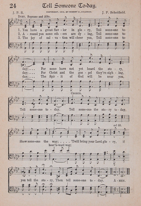Kingdom Songs: the choicest hymns and gospel songs for all the earth, for general us in church services, Sunday schools, and young people meetings page 29