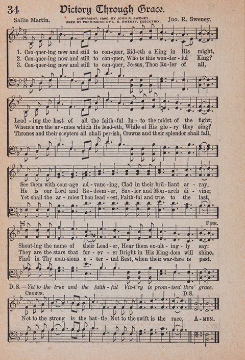 Kingdom Songs: the choicest hymns and gospel songs for all the earth, for general us in church services, Sunday schools, and young people meetings page 39