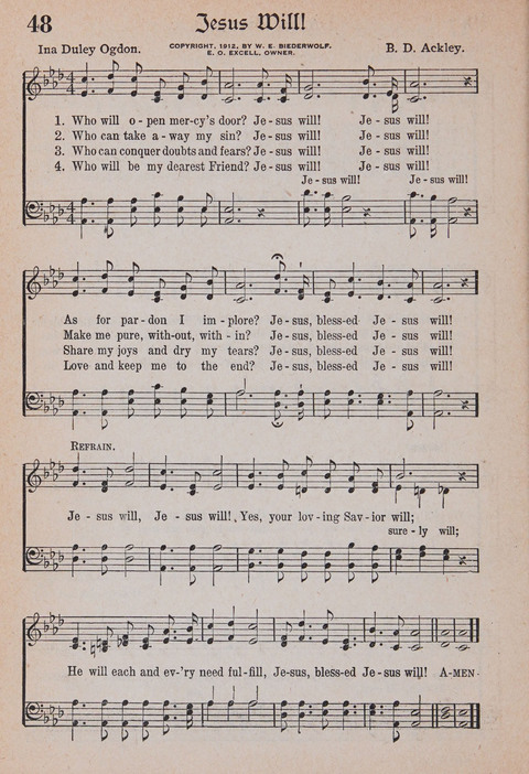 Kingdom Songs: the choicest hymns and gospel songs for all the earth, for general us in church services, Sunday schools, and young people meetings page 53