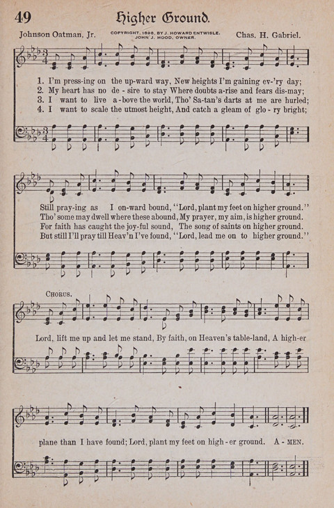 Kingdom Songs: the choicest hymns and gospel songs for all the earth, for general us in church services, Sunday schools, and young people meetings page 54