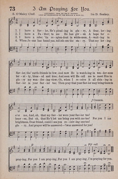 Kingdom Songs: the choicest hymns and gospel songs for all the earth, for general us in church services, Sunday schools, and young people meetings page 78