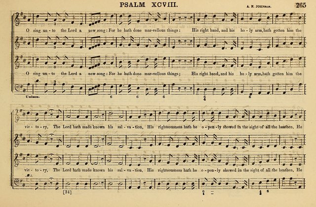 The Key-Stone Collection of Church Music: a complete collection of hymn tunes, anthems, psalms, chants, & c. to which is added the physiological system for training choirs and teaching singing schools page 265