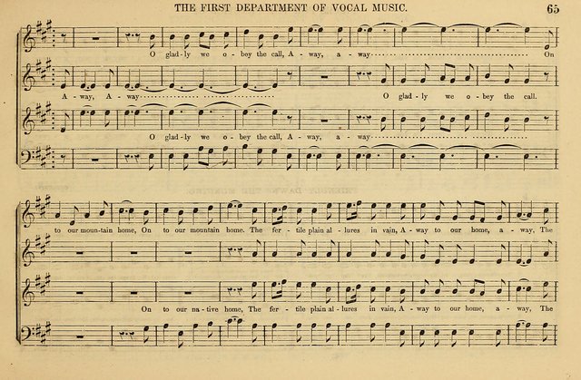 The Key-Stone Collection of Church Music: a complete collection of hymn tunes, anthems, psalms, chants, & c. to which is added the physiological system for training choirs and teaching singing schools page 65