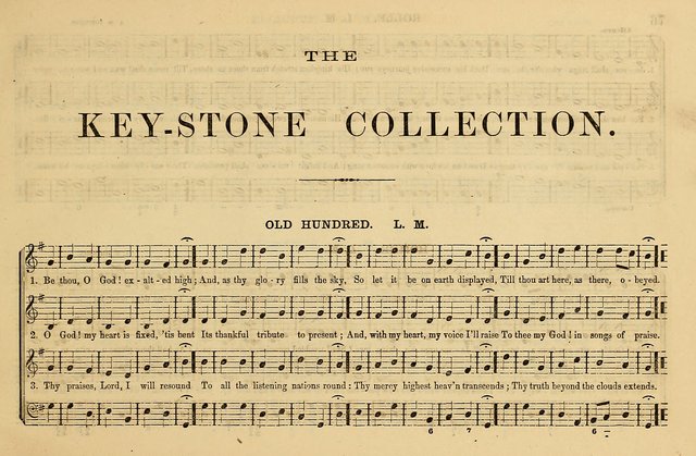 The Key-Stone Collection of Church Music: a complete collection of hymn tunes, anthems, psalms, chants, & c. to which is added the physiological system for training choirs and teaching singing schools page 75