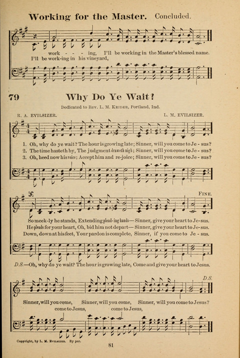 Kingdom of Song for the Sunday School page 79