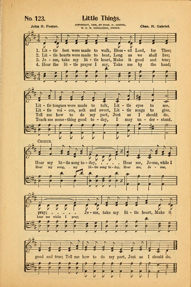The King of Kings: a choice collection of gospel songs, standard hymns, choruses, children