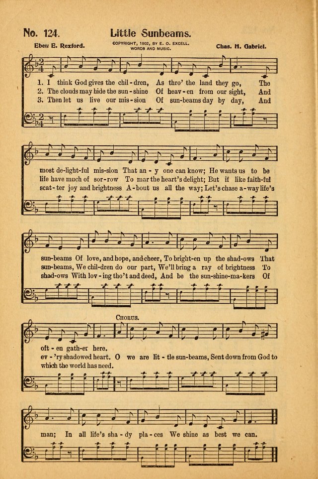 The King of Kings: a choice collection of gospel songs, standard hymns, choruses, children