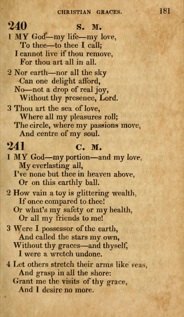 The Lyrica: a collection of psalms, hymns, and spiritual songs, adapted to general use page 181