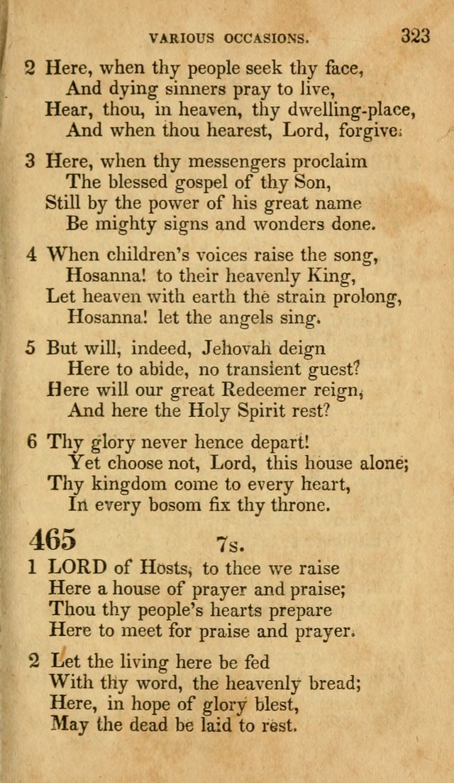 The Lyrica: a collection of psalms, hymns, and spiritual songs, adapted to general use page 323