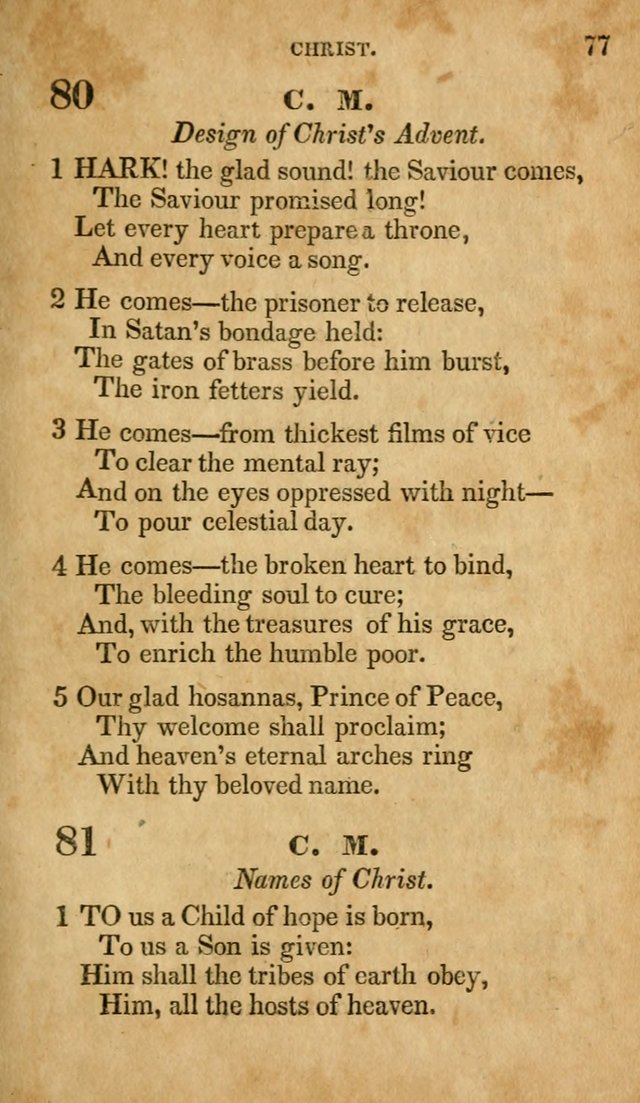 The Lyrica: a collection of psalms, hymns, and spiritual songs, adapted to general use page 77