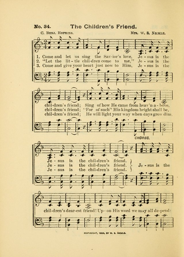 Little Branches: a collection of songs prepared especially for the primary and infant departments of the sunday school page 36
