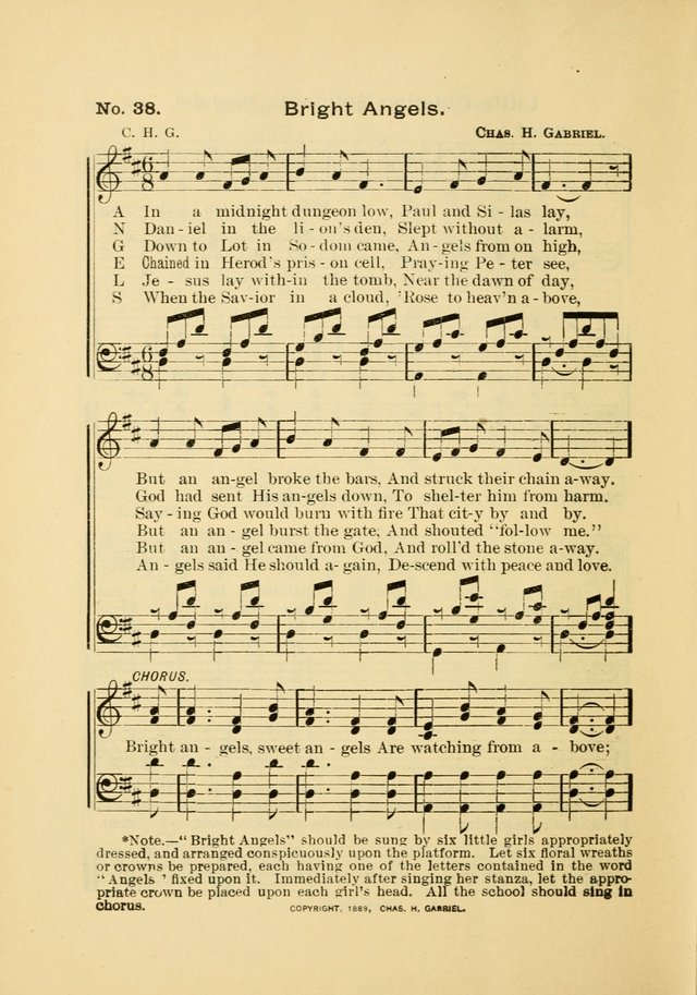 Little Branches: a collection of songs prepared especially for the primary and infant departments of the sunday school page 40