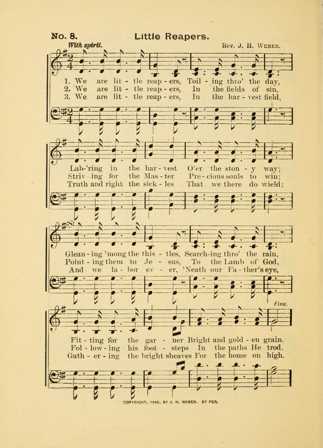 Little Branches: a collection of songs prepared especially for the primary and infant departments of the sunday school page 8